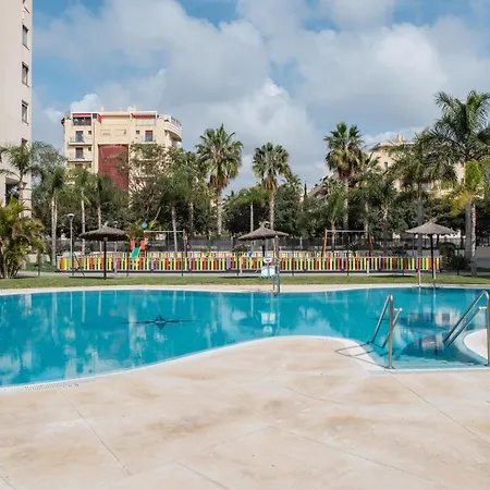 Piscina Abierta Marinsa Padel Lägenhet Torre Del Mar
