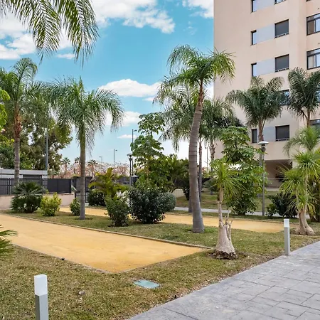Piscina Abierta Marinsa Padel Lägenhet *